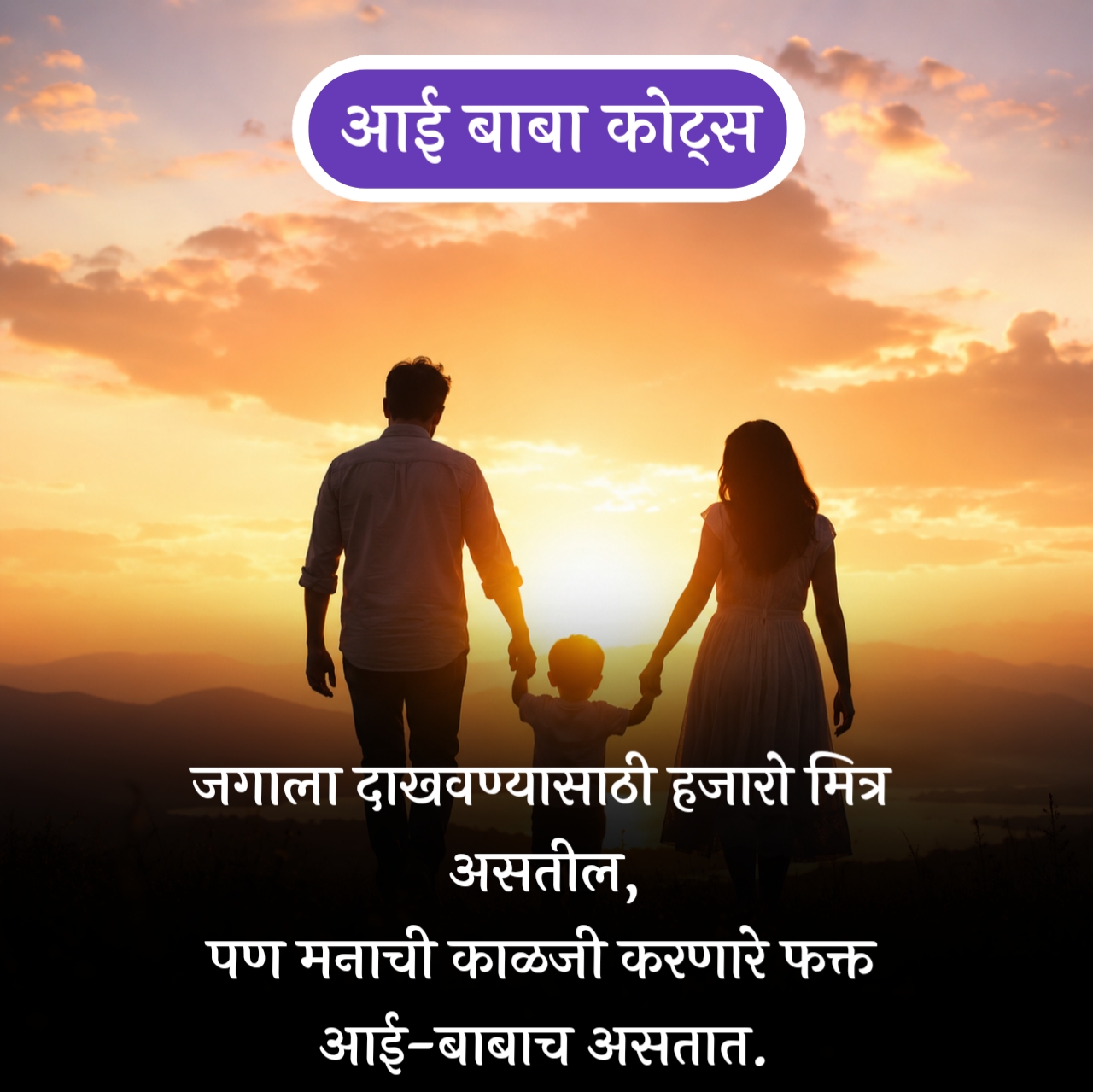 Navin Aai Baba Quotes in Marathi
