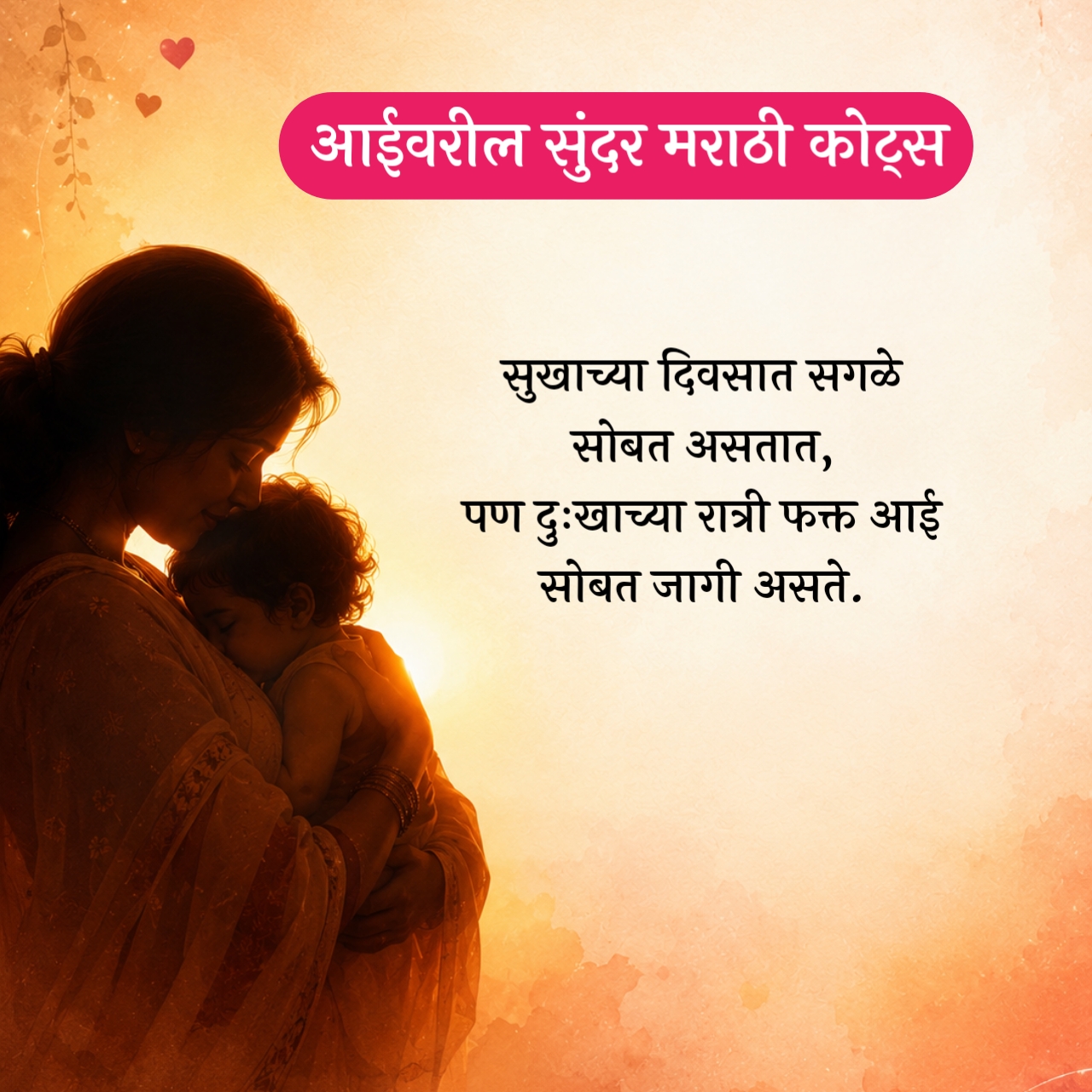 Best Aai Quotes Marathi