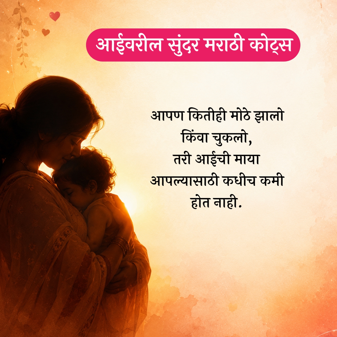 Best Aai Quotes Marathi