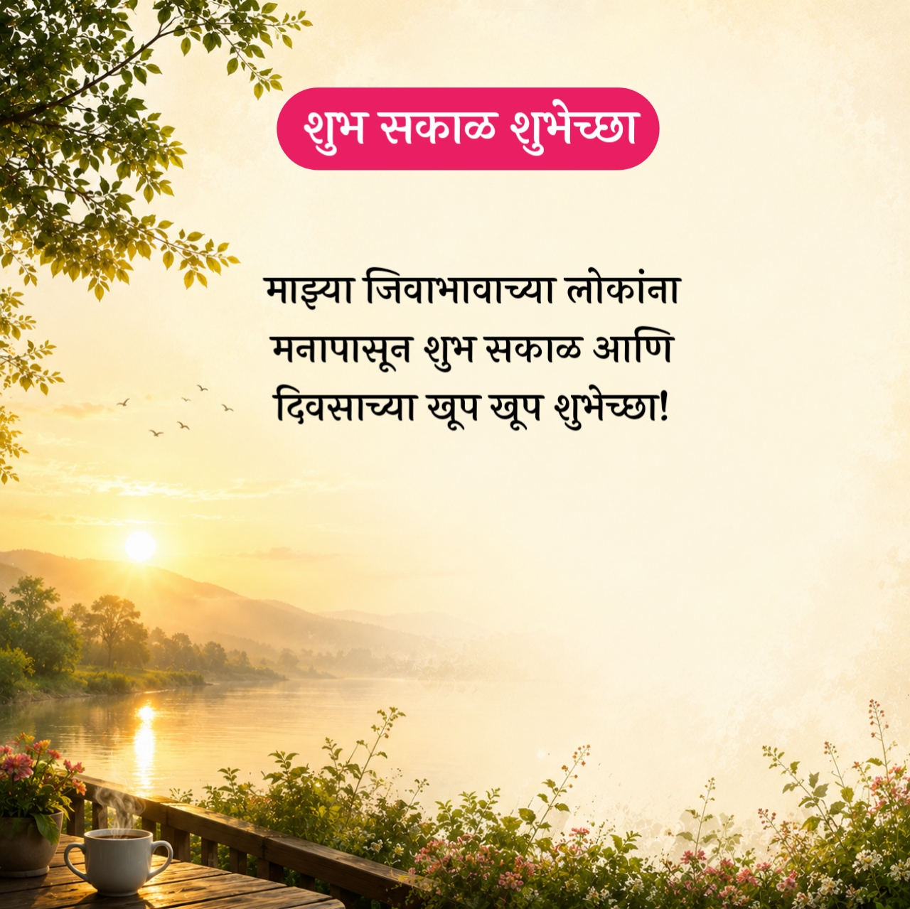 Good Morning Status in Marathi
