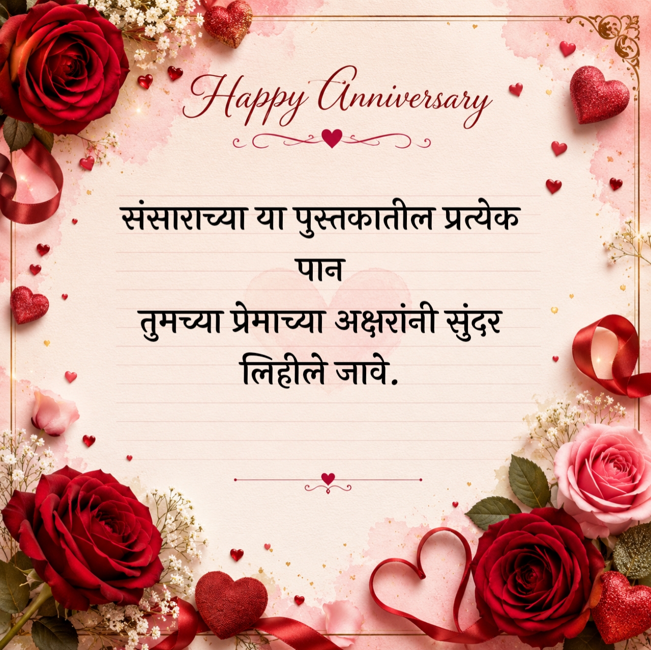 Wedding Anniversary Wishes in Marathi