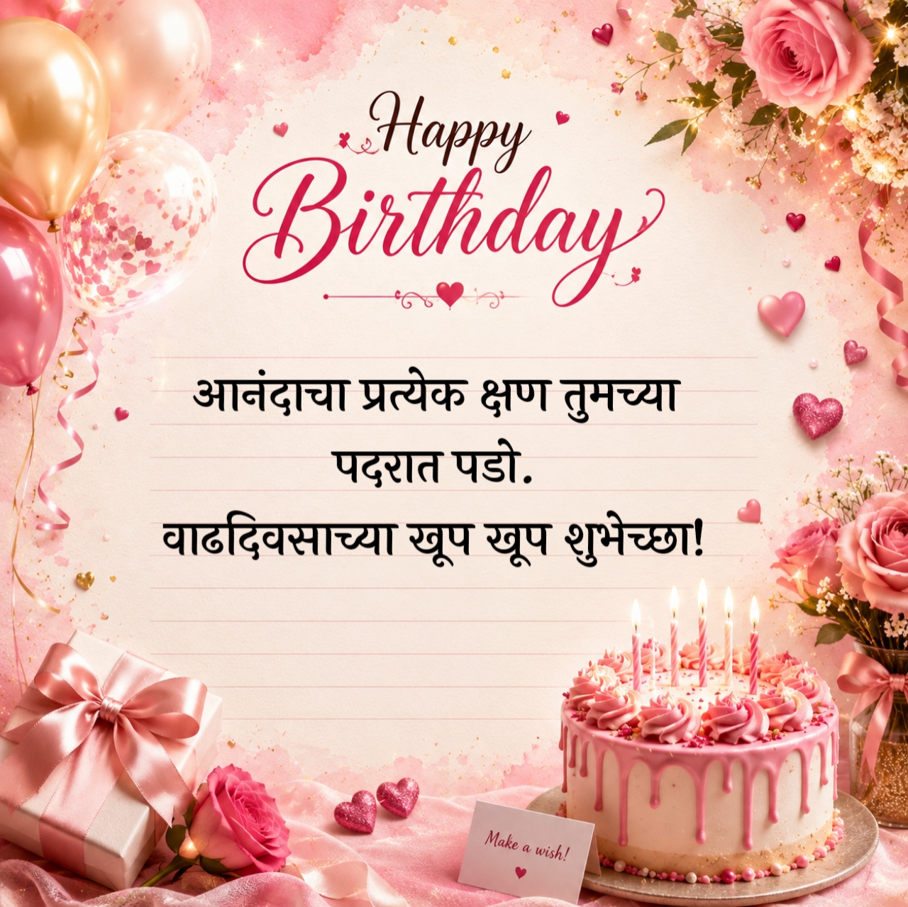 Marathi Birthday Wishes
