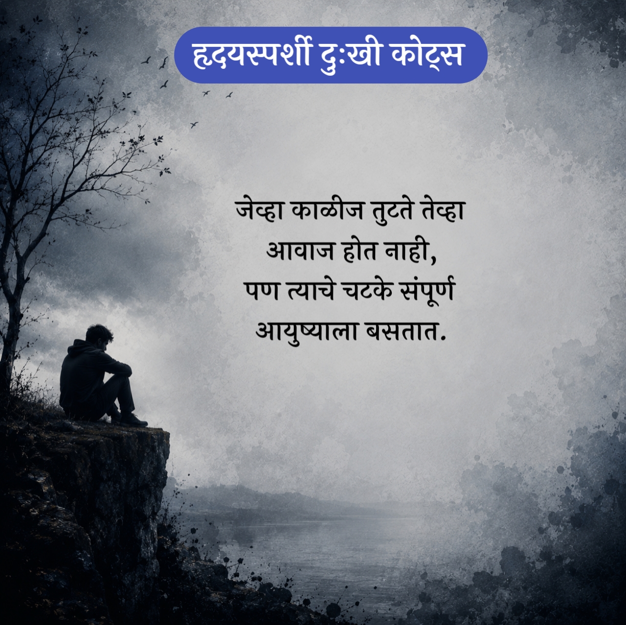Heart Touching Sad Quotes Marathi